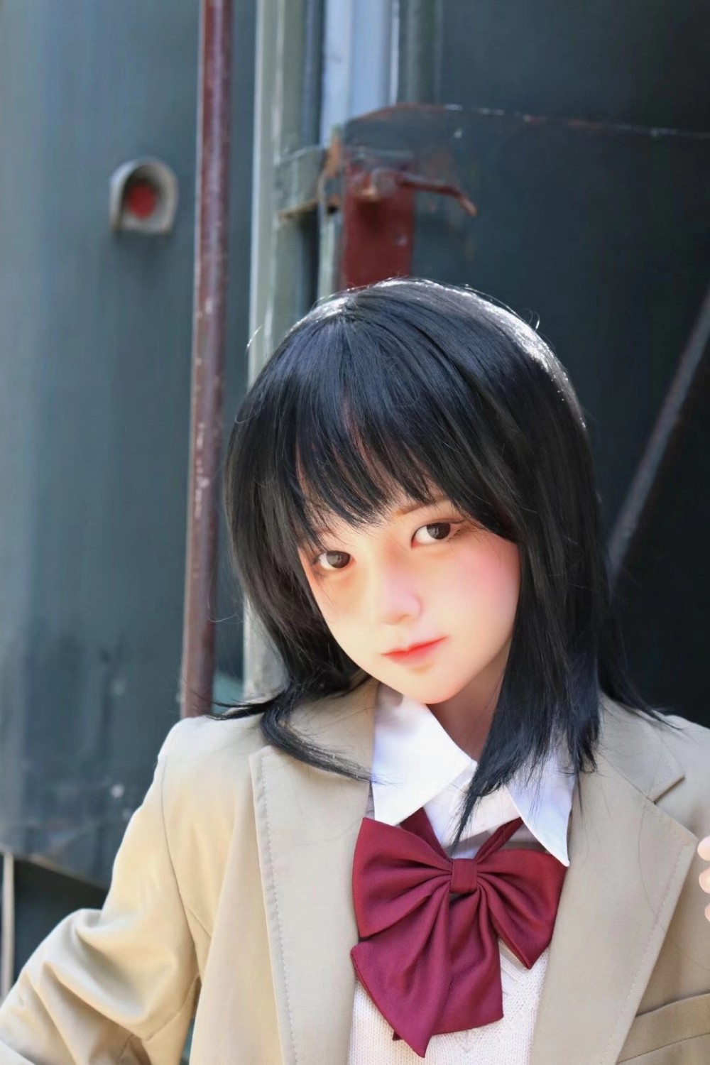 【国内検品済 新品未使用即納品】catdoll #Ya ヘッド (TPE製) 146cm B-cup 超リアルメイク 自立機能 EVO骨格 肌の色：ナチュラル