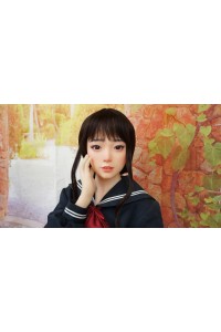 【中古】My Loli Waifu #美亜 Mia硬めシリコンヘッド＋CatDoll 138CM 衣装付属 へッド職人メイクOP 自立加工 眉毛と睫毛の植毛 視点移動 新骨格 肌色 ナチュラル