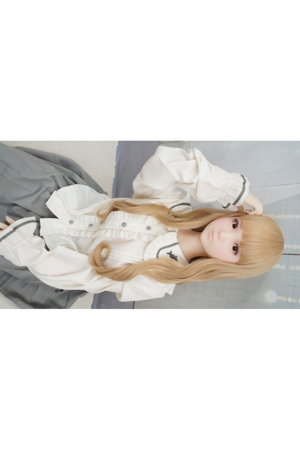 【中古】PiperDoll #Aika愛華 シームレス 新発売 130cm Aカップ ボディのリアルメイク 各所柔らか仕上げ ハードハンド 自立加工 視点移動 EVO骨格 肌色 ピンク