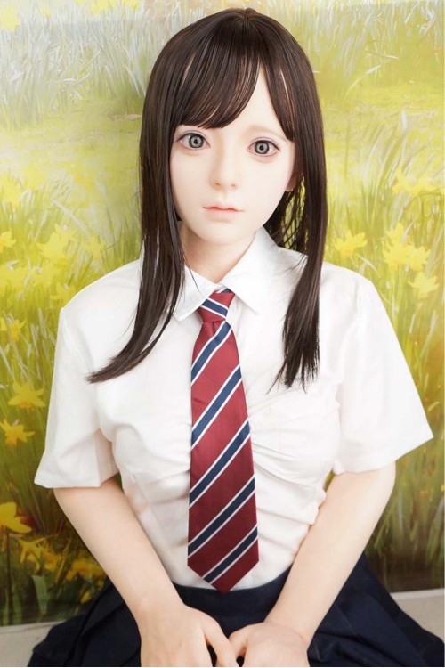 【中古】【初心者応援パック 新古超美品】蛍火日記 #琉璃(メイク②) 軟性シリコンヘッド（オーラル可能、描く眉毛と付け睫毛）151cm Aカップ