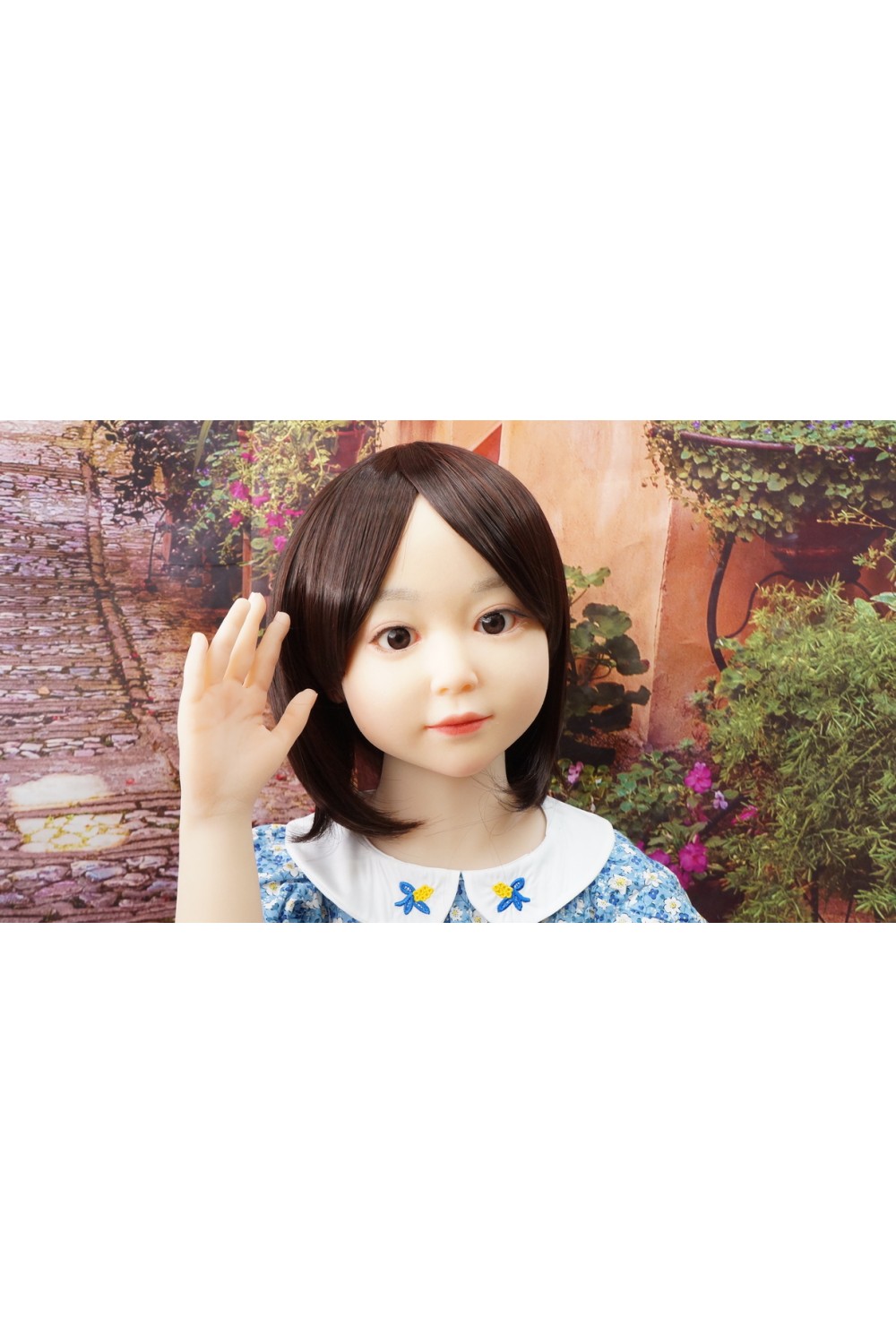 【初心者応援パック 新古美品】AXB Doll #TB02軟性シリコンヘッド 110cm バスト平 衣装付属 視点移動 自立加工OP 新骨格 肌色 ナチュラル
