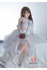【新品】SHEDOLL 148cm Dカップ 柠檬（Ningmeng）ヘッド ラブドール ボディー材質など選択可能 カスタマイズ可能 掲載画像はフルシリコン製 髪の毛植毛付き SHE 0071