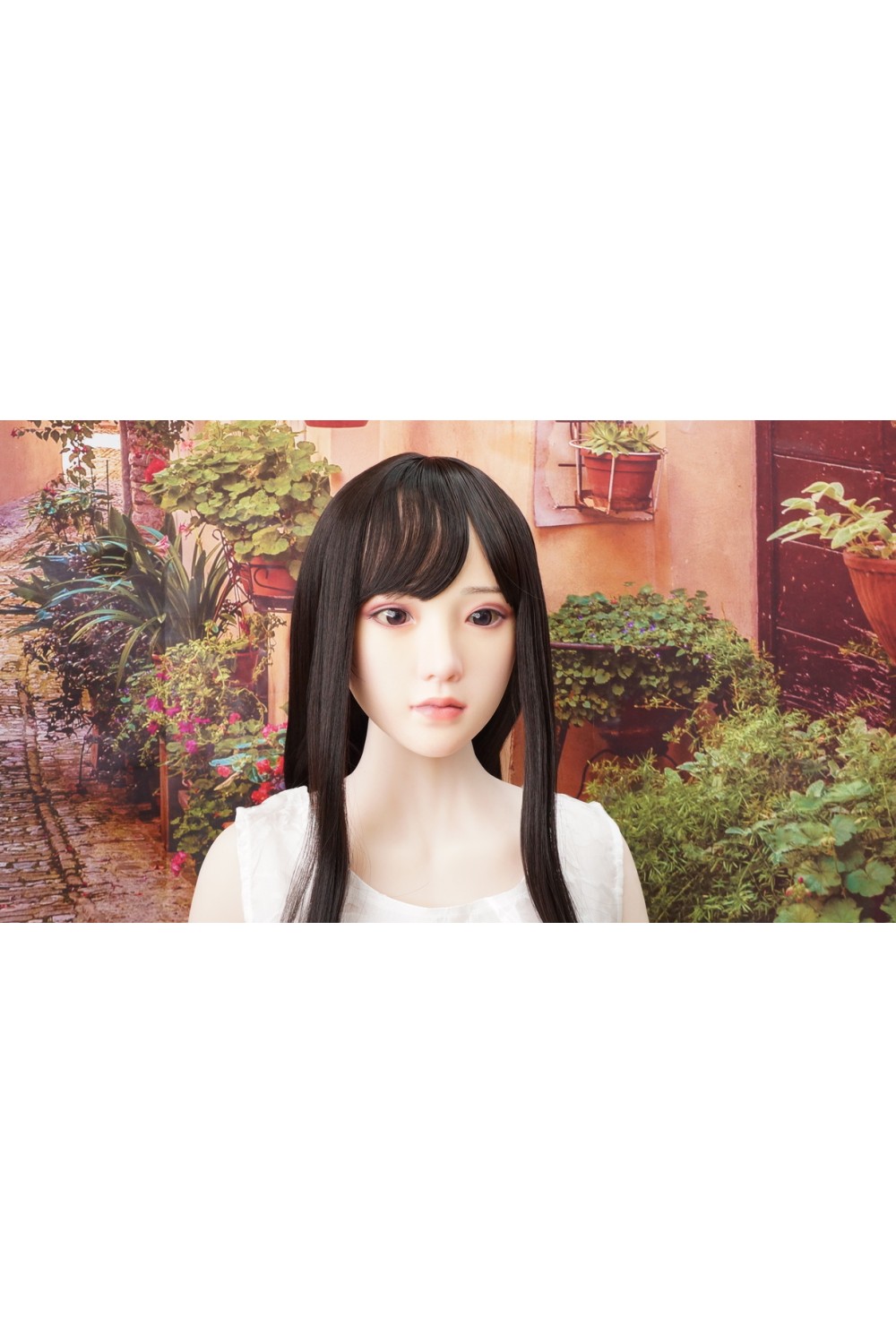 【初心者応援パック 新古美品】Real Girl #R23硬めシリコンヘッド (A工場製)158cm Cカップ (C工場製) 衣装付属 ゼリー胸 眉毛と睫毛の植毛 視点移動 指関節OP 自立加工OP EVO新骨格 肌色 ナチュラル