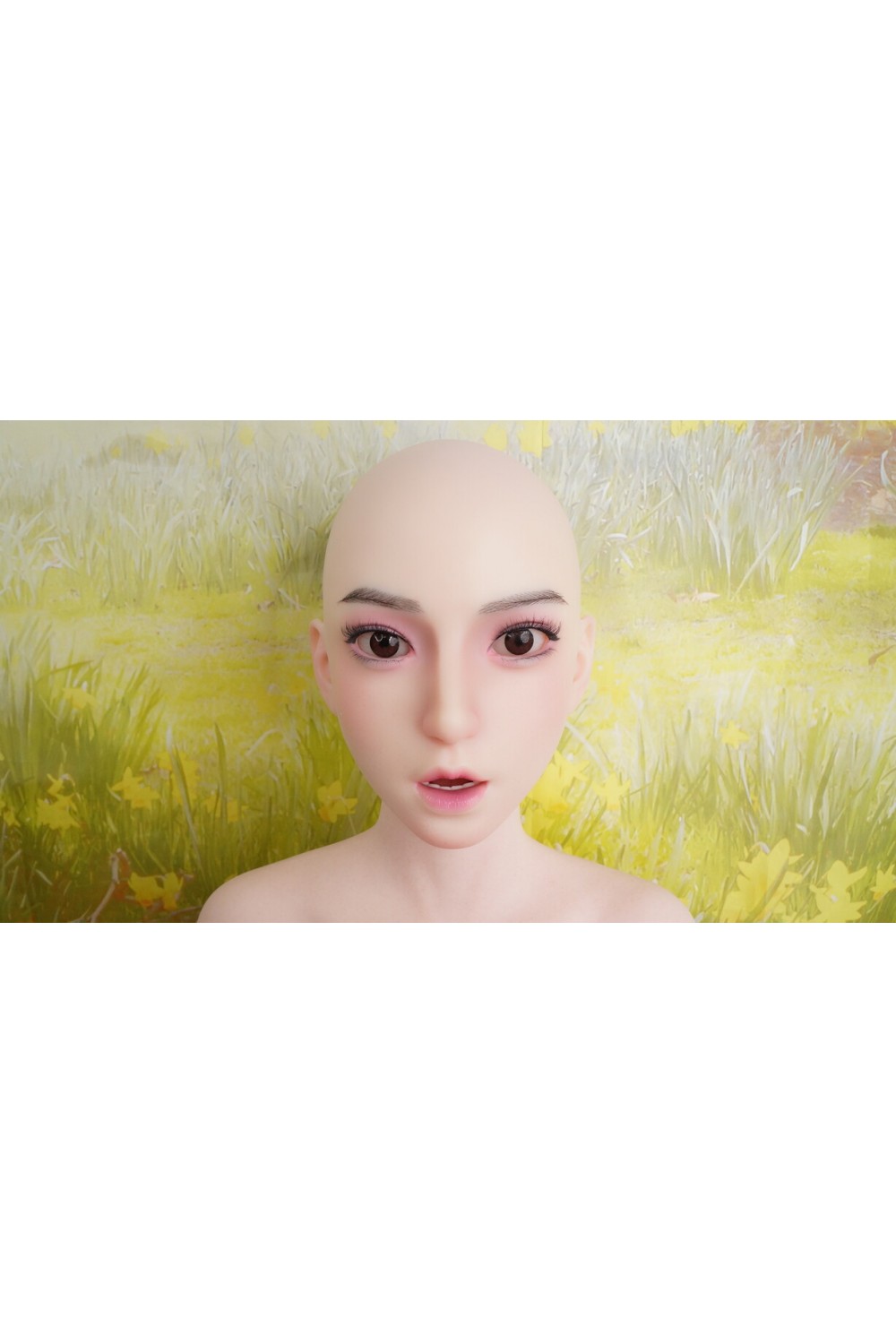 【中古】【O初心者応援パック 新古超美品ホール未使用品】Yearndoll #Y206-5軟性シリコンヘッド 148cm Dカップ 【進化版】