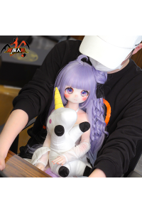 【新品】6kg ソフトビニール製頭部 TPE製ボディ MOZU DOLL 85cm Aカップ MOZU DOLL 独角兽 ユニコーン 肌色＆眼球色＆メイク＆ウィッグ＆衣装は宣材写真と同じ 小型で軽量化で収納しやい 使いやすい MOZU 0002