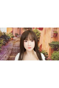 【中古】XY DOLL #E？硬めシリコンヘッド ＋Sanhui Doll 168cm Fカップ 各所柔らか仕上げ 眉毛と下睫毛の植毛 視点移動 肌色 ナチュラル
