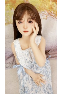 【中古】【初心者応援パック 新古超美品】JY Doll #小芙シリコンヘッド SメイクOP 髪の毛の植毛OP 123cm Cカップ 身体リアルメイク【フルシリコン製】【オプション多数】