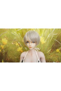 【中古】 Mini Doll #N4シリコンヘッド 72cm 巨乳+手足分離式 フルシリコン製
