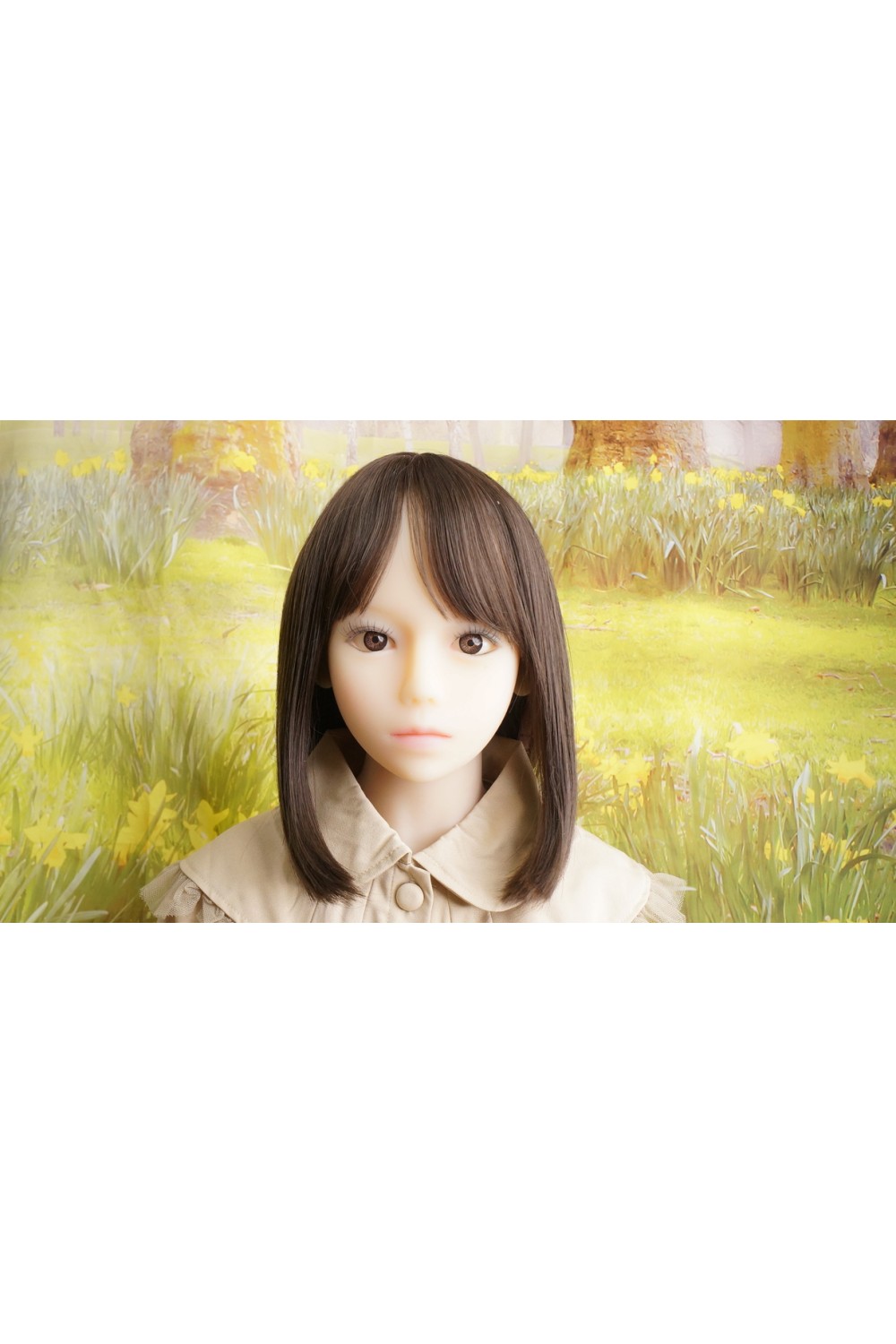【中古】Momodoll #凉子りょこヘッド 138cm Aカップ 一体型舌OP 自立加工OP EVO骨格 肌色 ノーマル