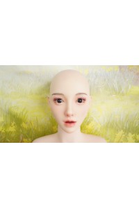 【中古】【初心者応援パック 中古美品】FUDOLL #J032 小北軟性シリコンヘッド 口開閉機能+リアル口腔OP 161cm Eカップ 【フルシリコン製】