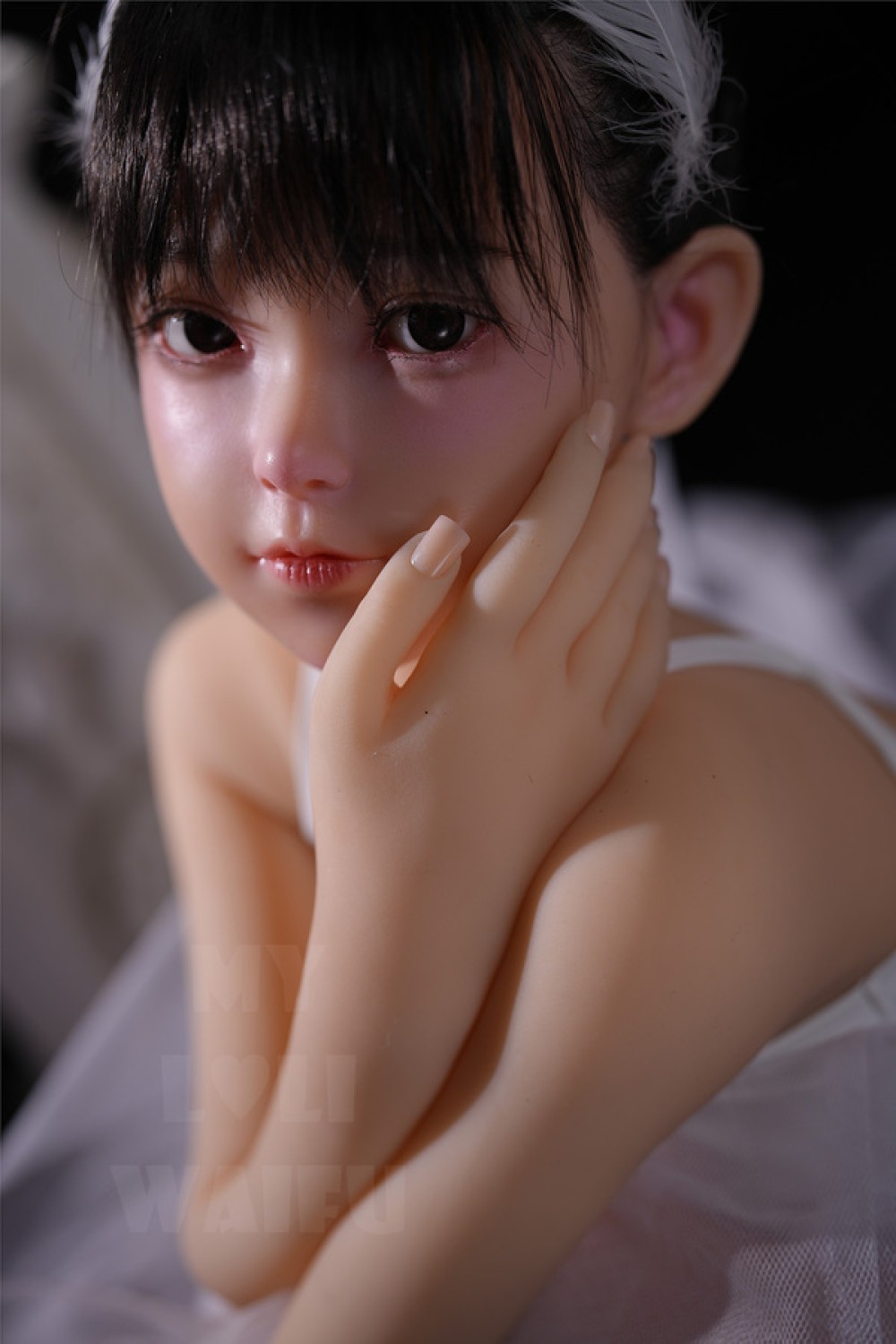 【新品】My Loli Waifu 略称MLWロり系ラブドール 126cm AAカップ シリコンヘッド 希咲 Kisa バレエ娘 掲載画像はシリコンヘッド+TPE材質ボディー ヘッド材質選択可能 メイク選択可能 MLW 0009