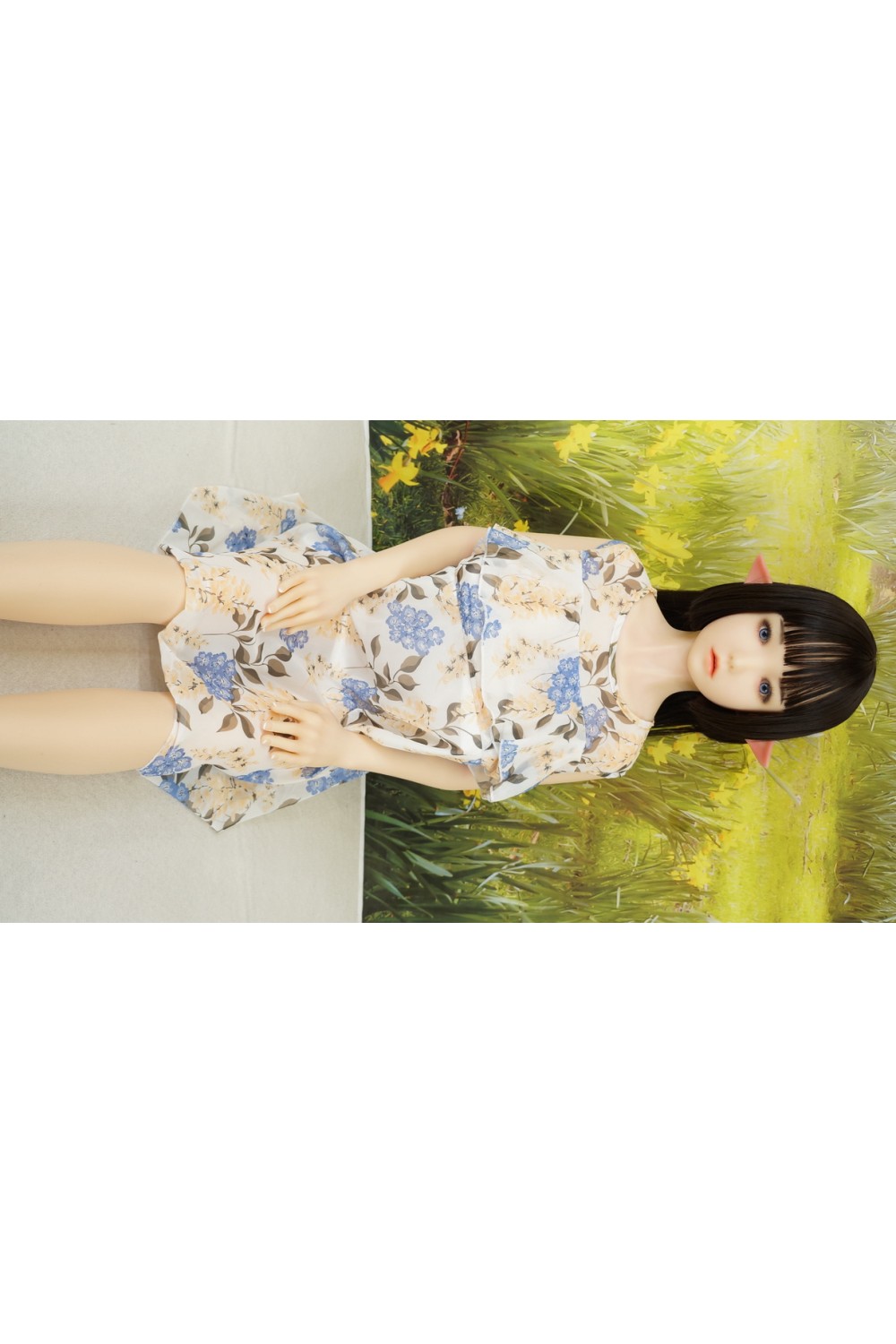 【初心者応援パック 中古】EXDOLL（アルテトキオ）#NINA(elf) 145cm+（巨乳）衣装付属 視点移動OP 指ワイヤー加工OP ネイル（付け爪)OP 骨格：グリップタイプ 肌色 クリーム