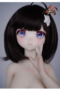 【新品】MOZU Doll 85cm バスト大 萌芽（Meiya）ちゃん 6kg ソフトビニール製頭部 TPE製ボディ 肌色＆眼球色＆メイク＆ウィッグ＆衣装は宣材写真と同じ 小型で軽量化で収納しやい 使いやすい MOZU 0025
