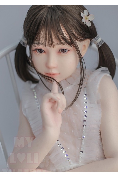 【新品】フルシリコン製 My Loli Waifu 略称MLW ロリ系ラブドール 127cm Aカップ Ayaヘッド ROS機能 メイク選択可能 MLW 0069