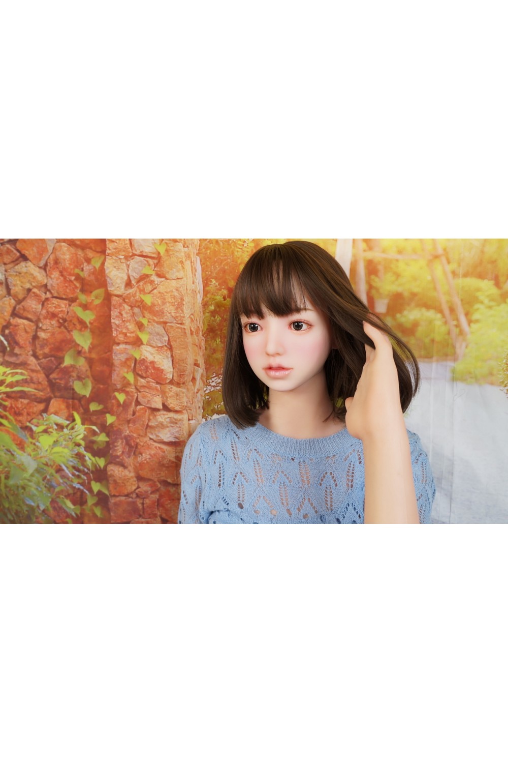 XYcolo Doll #Mina美娜＋ #Yinan依楠 シリコンヘッド2つ付属 163cm Cカップ オーガニックシリコン リアルメイク 植毛仕様OP 視点移動 指関節 新骨格 肌色 ナチュラル