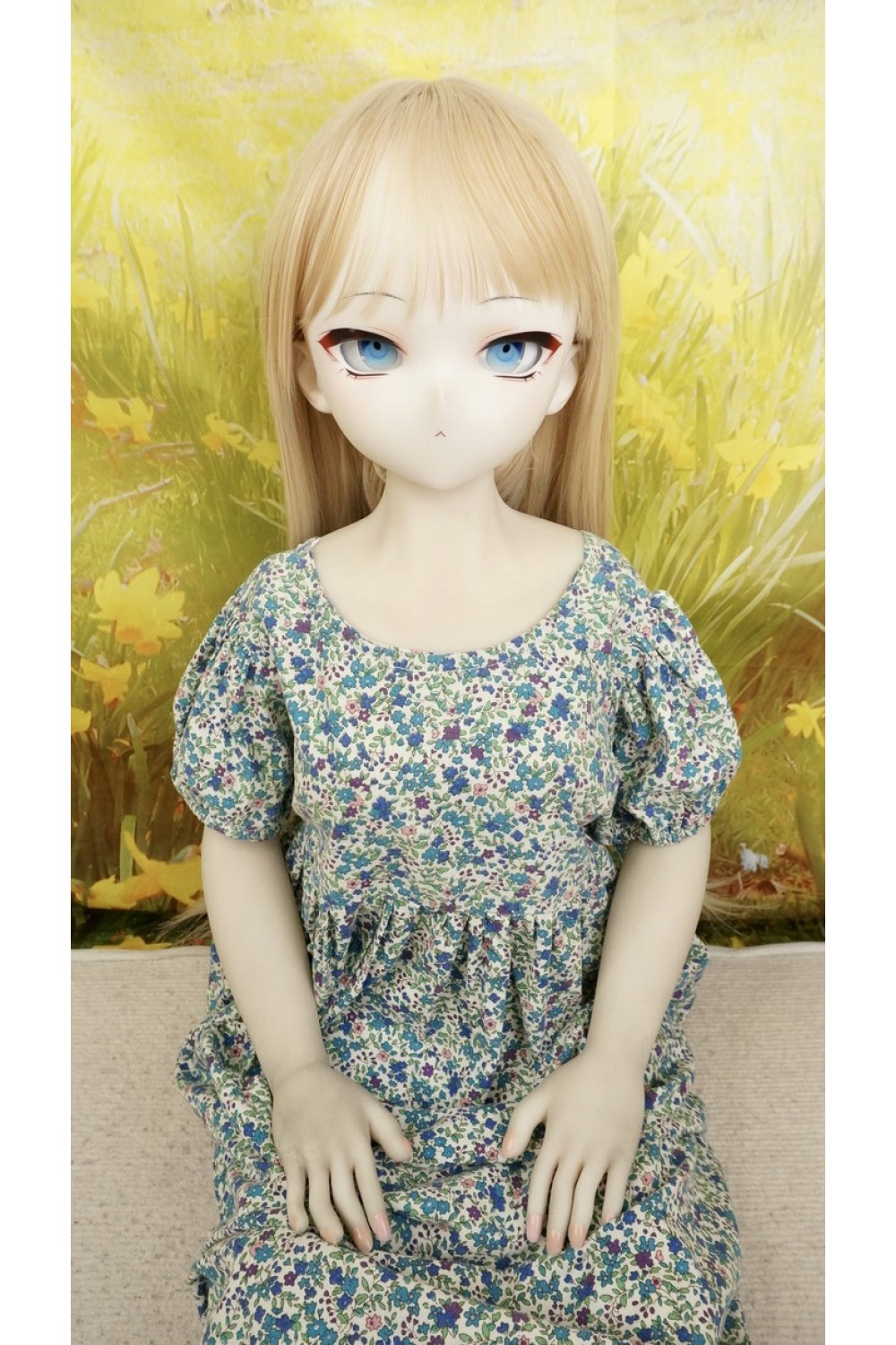 【中古】【中古美品】MOZU DOLL#薄荷ちゃんソフトビニール製ヘッド115cm バスト大