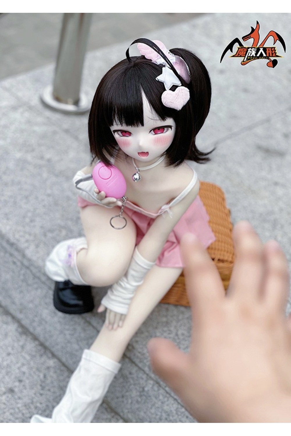 【新品】MOZU DOLL 85cm Aカップ 美夜ちゃん ソフトビニール製頭部 TPE製ボディ 肌色＆眼球色＆メイク＆ウィッグ＆衣装は宣材写真と同じ 6kg MOZU 0016