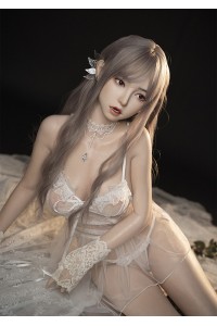 【O初心者応援パック 国内検品済 新品未使用即納品】Yearndoll #Y201-1軟性シリコンヘッド 158cm Dカップ 【進化版-リアル皮膚メイク付き】【フルシリコン製】