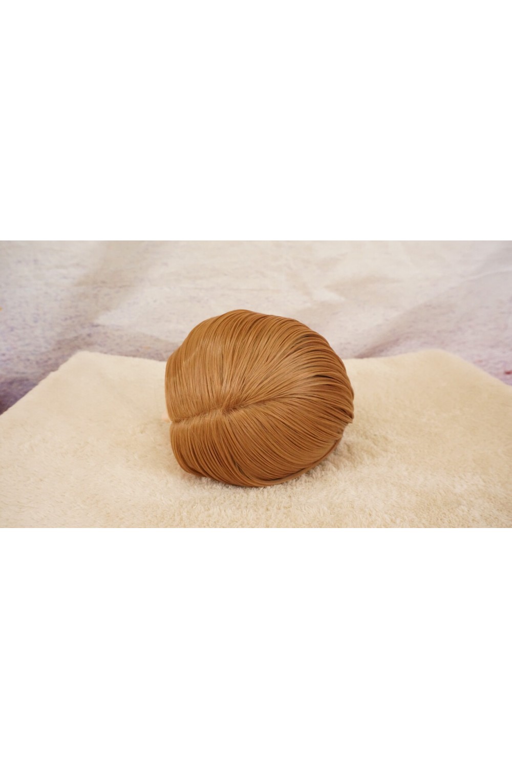 【中古】【O新古超美品】DollHouse168 色気美人 #RicoB 髪の毛の植毛OP シリコンヘッド単品(90〜95cm推奨)(茶髪)
