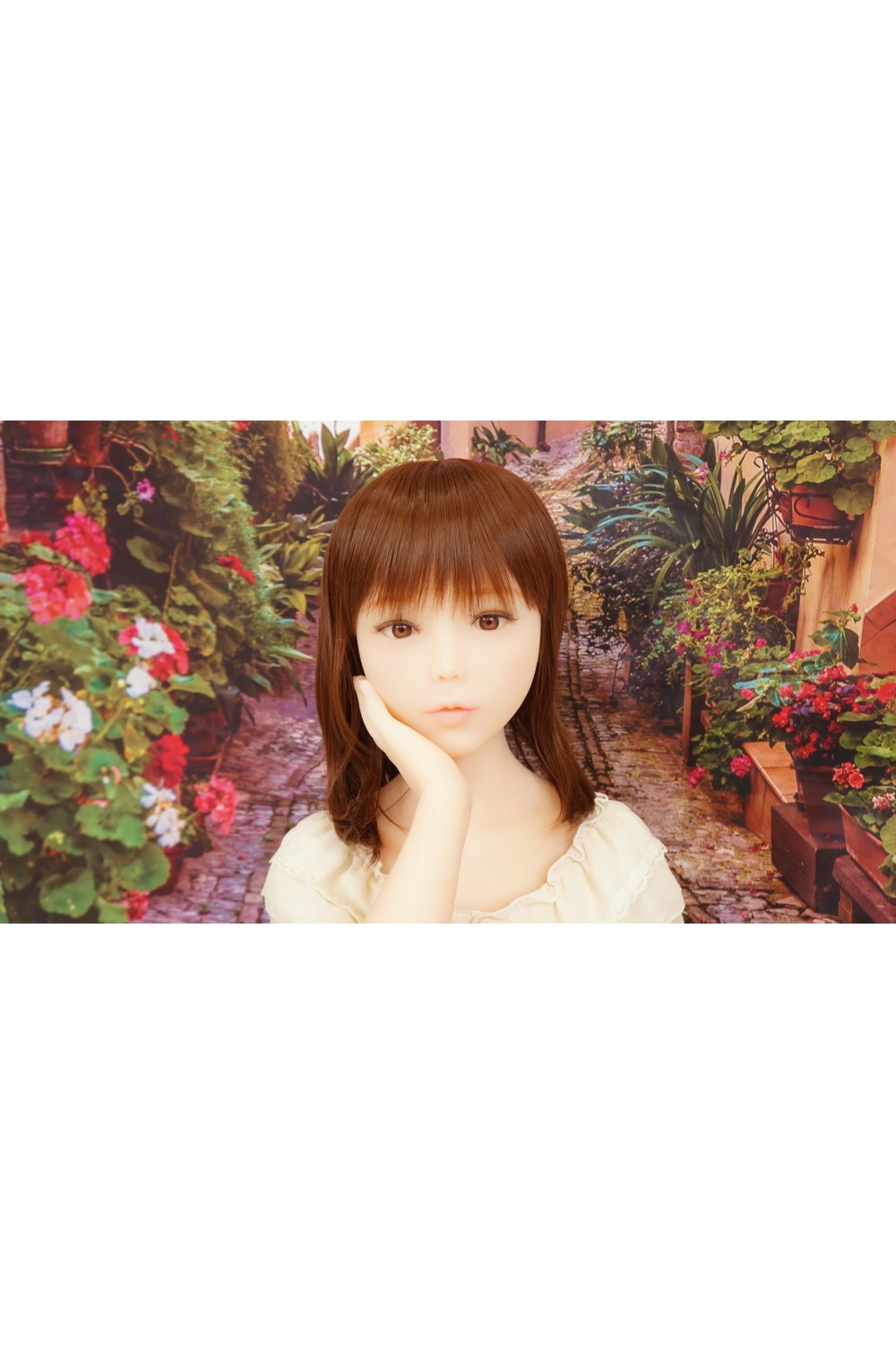 【中古】PiperDoll #Akiraヘッド150cm Bカップ 自立加工OP EVO骨格OP 肌色 ピンク