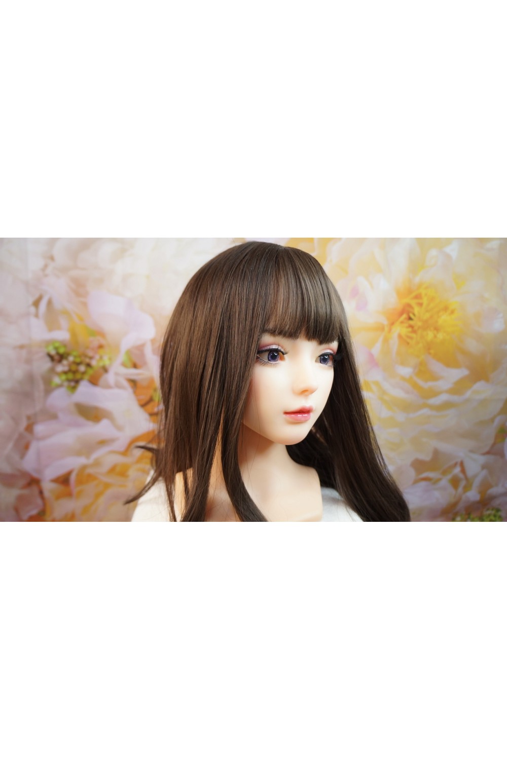 【新古未使用品】GD Sino #G1洛紫 シリコンヘッド単品 眉毛下睫毛植毛OP 視線移動 肌色 ナチュラル