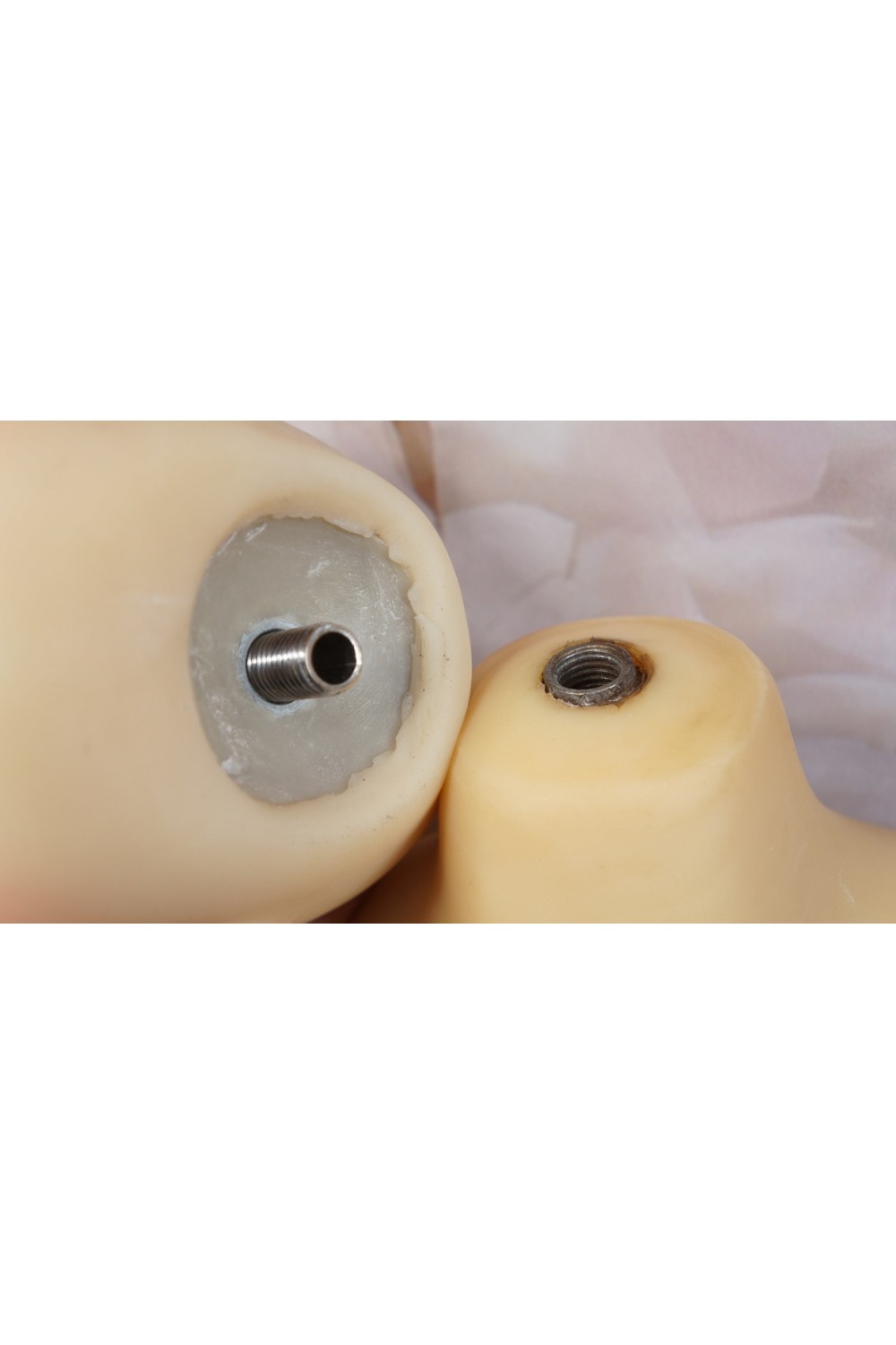 AXB Doll ＃A15+#A84 155cm バスト小 視線移動 新骨格 肌色 ホワイト