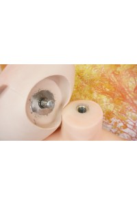 【中古】【O初心者応援パック 中古ホール未使用品】FUDOLL #J024 小璐（xiaolu）軟性シリコンヘッド 口開閉機能+リアル口腔付きOP 150cm Bカップ ボディリアルメイクOP 【オプション多数】