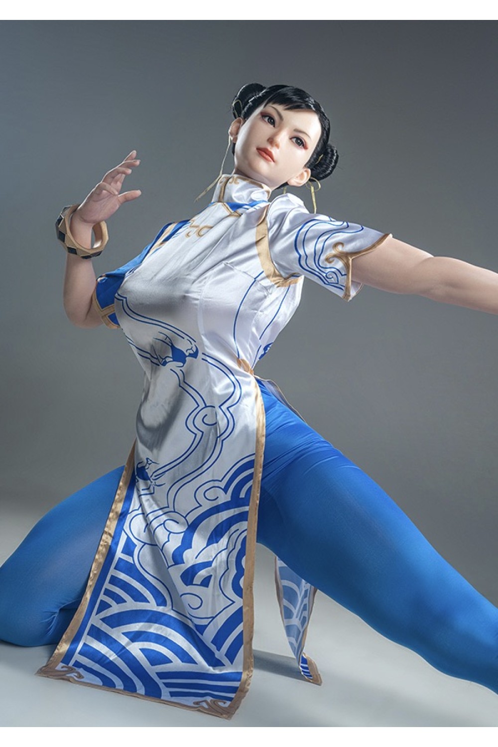 【O初心者応援パック 国内検品済 新品未使用即納品】Game Lady #No.33_1硬質シリコンヘッド 169cm Fカップ ディリアルメイク付き ハードハンド付き フルシリコン製