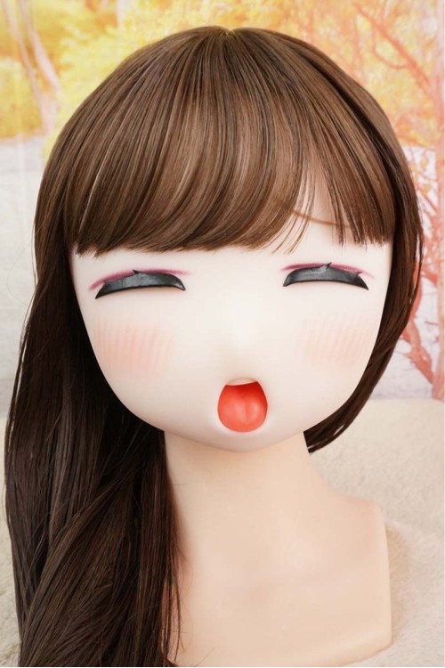 【中古】【O新古超美品 ホール未使用品】MOZUDOLL #未来ちゃんヘッド単品（オーラル可能+舌歯付き）(130〜140cm推奨)