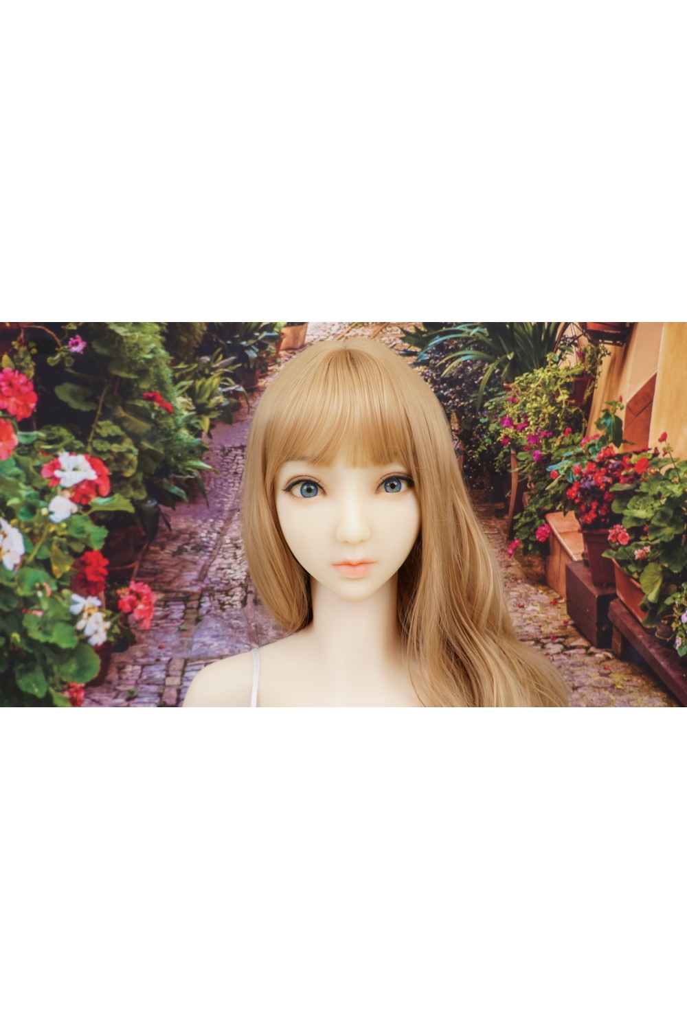 【美品】WM Dolls #443ヘッド＋Qita Doll 78cmトルソー 中空胸 肌色 ナチュラル