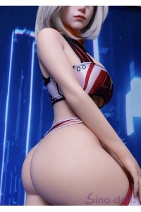 【新品】フルシリコン製ラブドール Sino Doll 実践向け 戦闘機 163cm Eカップ S50 凛紫 Linzi ヘッド 掲載画像はリアルメイク付き 顔は蝋人形メイク付き SINO 0011