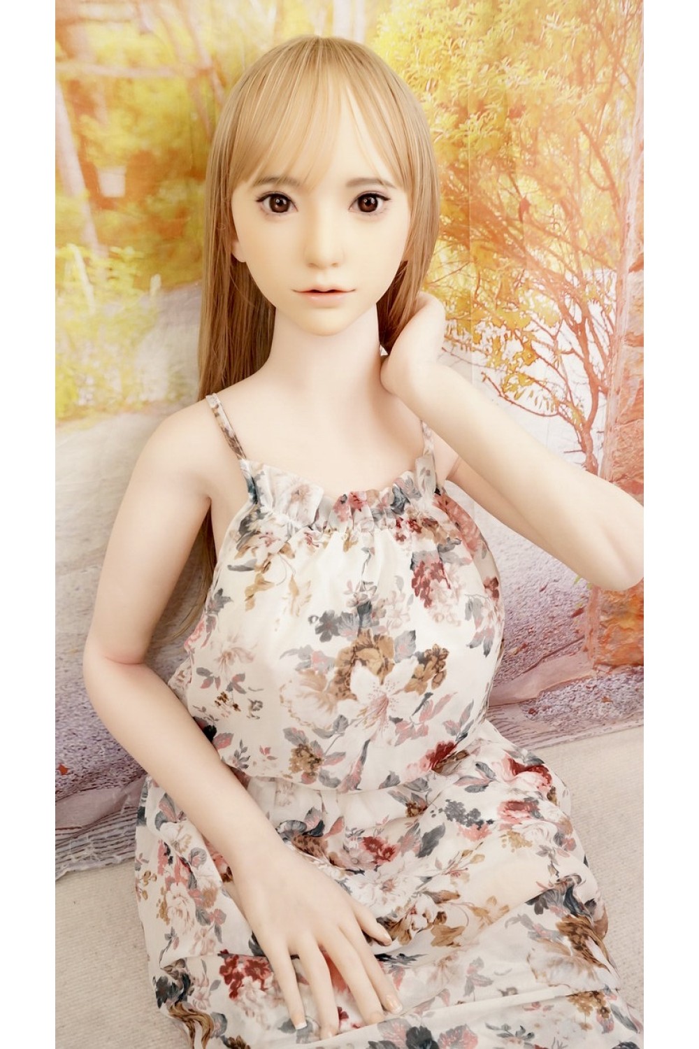 【中古】【初心者応援パック 中古超美品】蛍火日記 #莲(lian)硬めシリコンヘッド（口開閉機能あり、オーラル可能、眉毛と睫毛植毛付き）OP 158cm Eカップ リアルメイク付き【S-TPE製】【オプション多数】