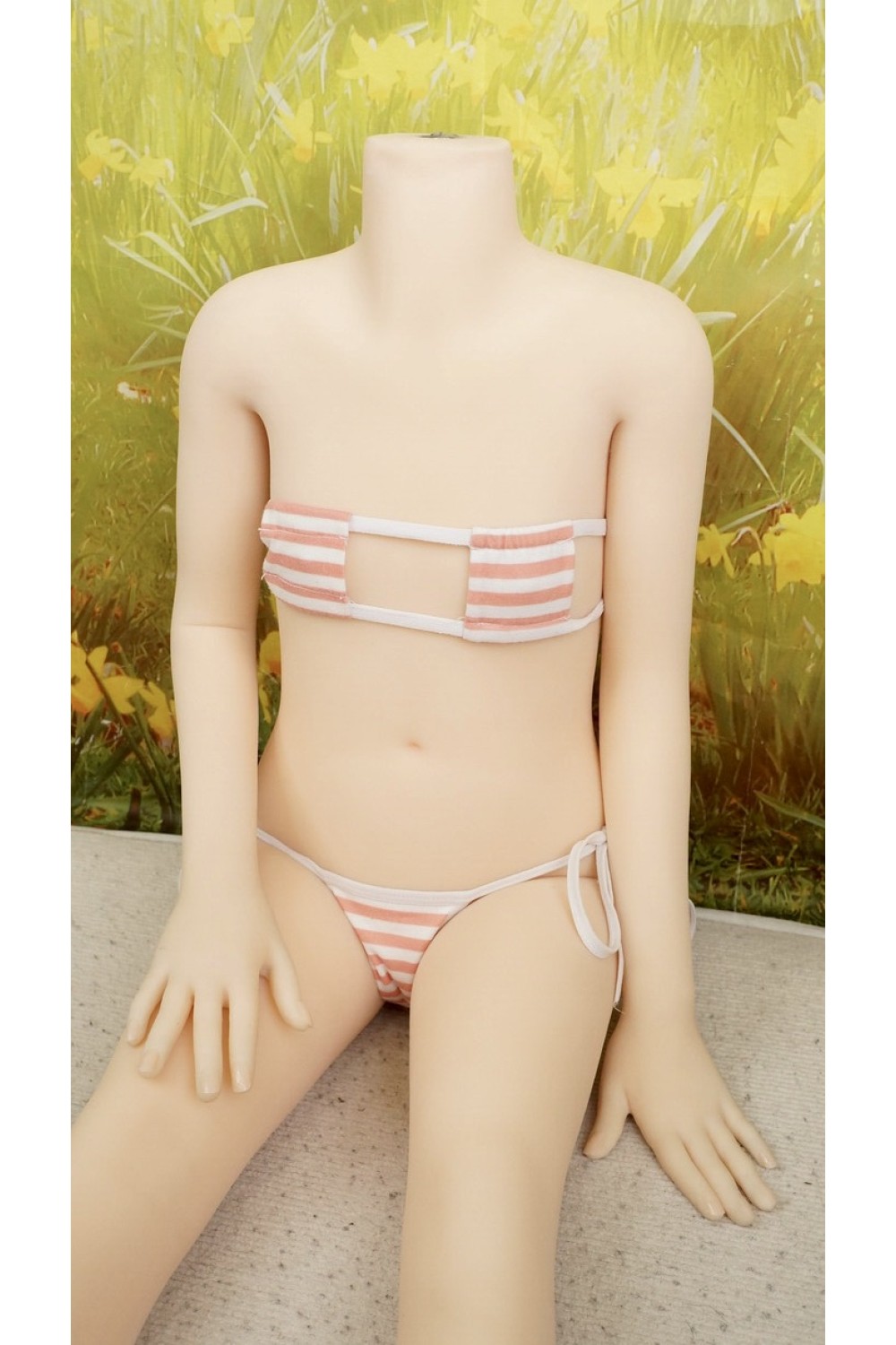 【中古】【中古超美品】HANIDOLL 112cm バスト平 ゼリー胸 TPEボディ単品