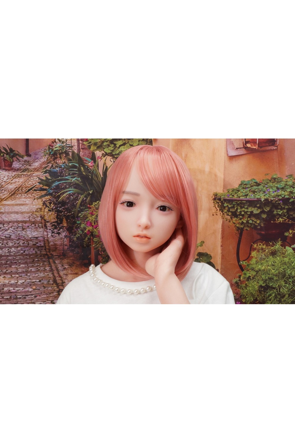 【超美品】アート技研(Art-doll) #M2 （ホクロ無し）オーラル可能(舌付き)OPヘッド 148cm 貧乳 衣装付属 超リアルメイク 胸の柔らか仕上げ 視点移動 指関節 お尻の柔らか仕上げOP 新骨格 肌色 ピンク