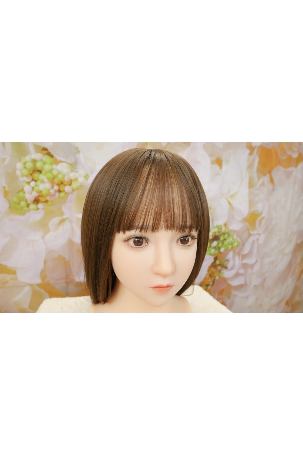 【新品未使用品】【マスターピース】世界に一つだけ MZR Doll #オーダーメイド頭部 眉毛と睫毛の植毛 視点移動 シリコンヘッド単品