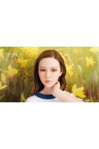 【O初心者応援パック 新古超美品ホール未使用品】 JXDOLL #Mayfavシリコンヘッド 75cm 中胸 フルシリコン製