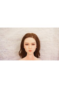 【中古】【初心者応援パック 中古超美品】Minidoll #看護師シリコンヘッド 職人メイク 髪の毛の植毛OP 75cm バスト中 【フルシリコン製】