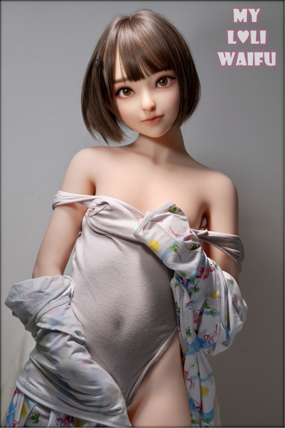【新品】My Loli Waifu 略称MLW ロリ系ラブドール 138cm AAカップALI 阿离ヘッド TPE材質ボディ+シリコンヘッド メイク選択可能 MLW 0012