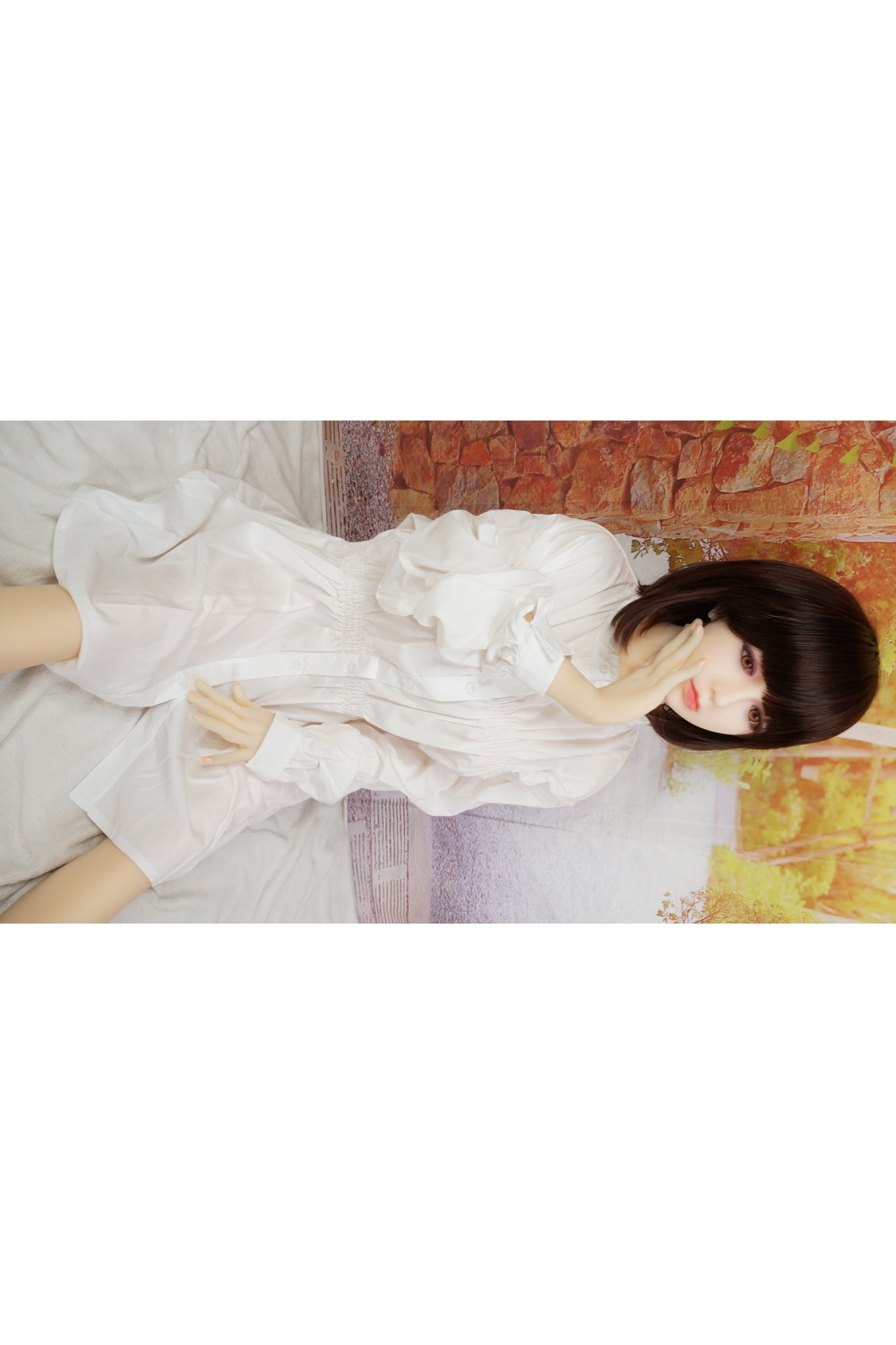 【初心者応援パック 中古】JYDOLL #135 148cm Eカップ 衣装付属 中空胸 自立加工OP 新骨格 肌色 シリコン肌色