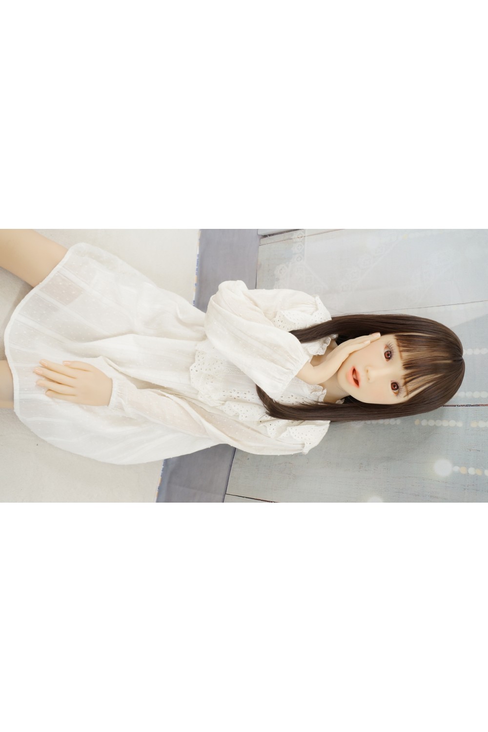【中古】MOMODOLL #楓 132cm Aカップ 妊娠腹 温度加工OP EVO骨格 肌色 ノーマル