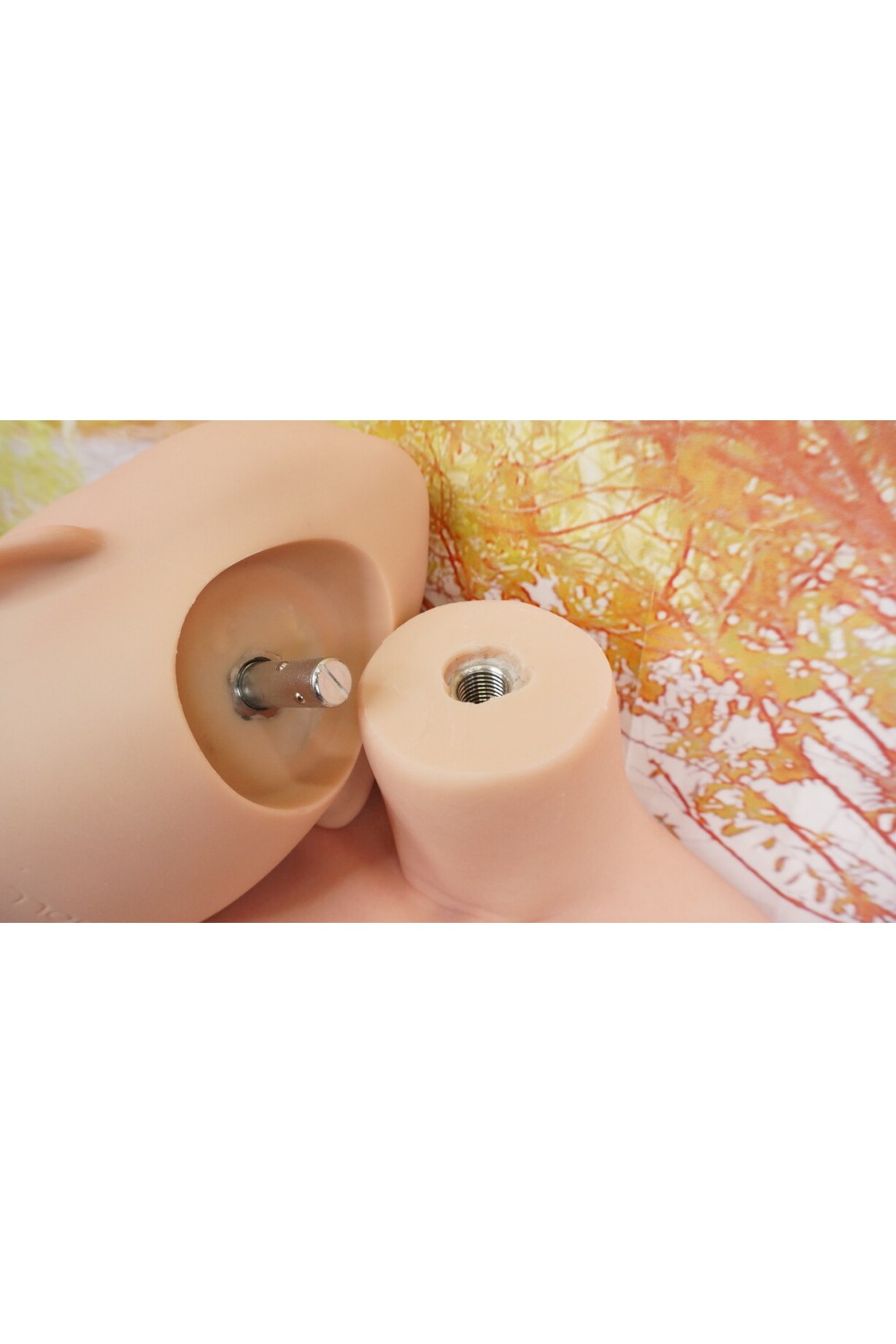 【O初心者応援パック 国内検品済 新品未使用即納品】FUDOLL #23軟性シリコンヘッド70cm Gカップ シリコントルソー【フルシリコン製】