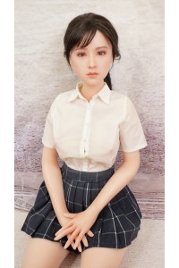 【中古】【初心者応援パック 中古超美品】Minidoll #学生シリコンヘッド 職人メイク 髪の毛の植毛OP 75cm バスト中 純正ドールスタンドOP 【フルシリコン製】【オプション多数】