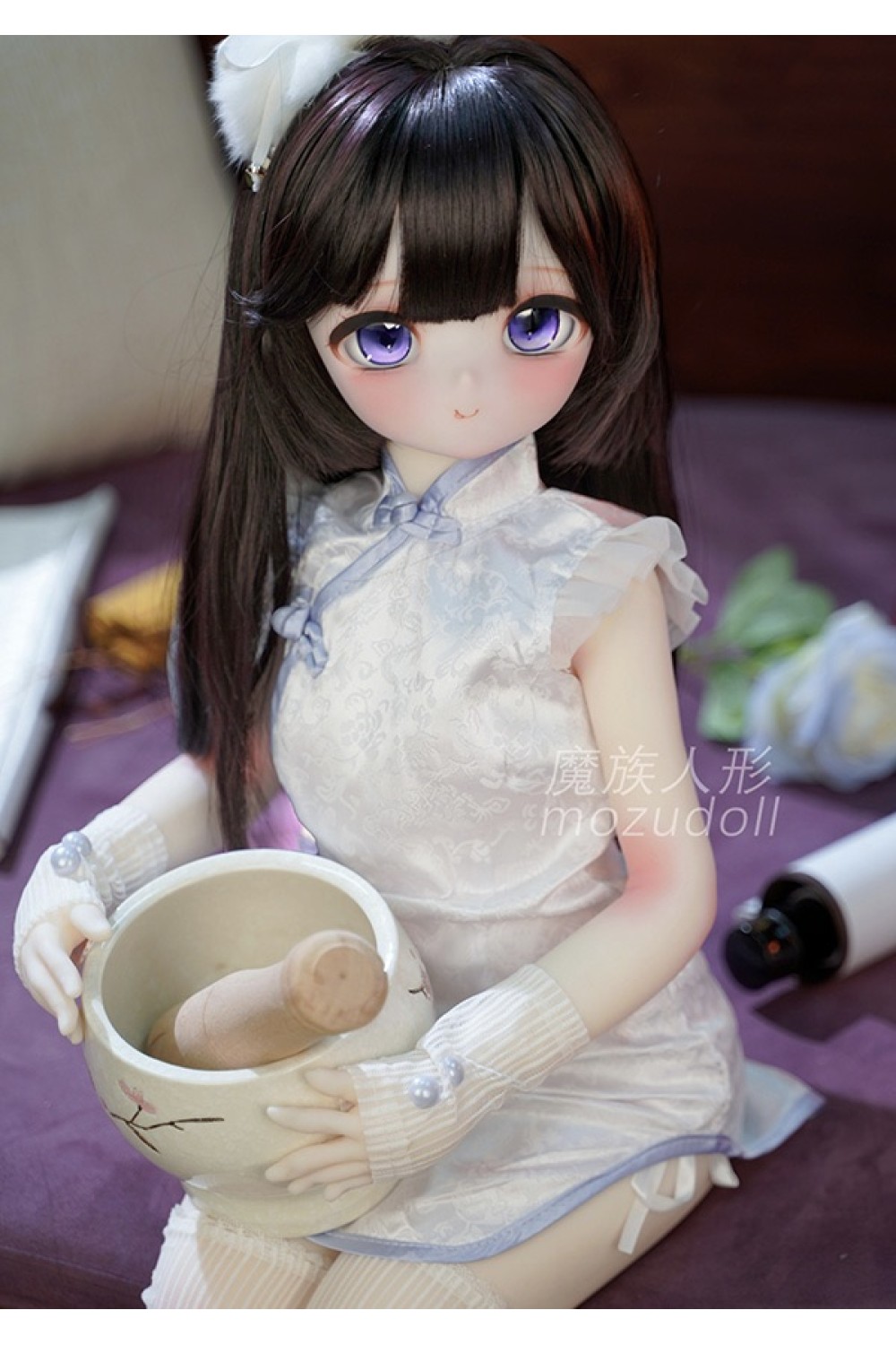 【新品】MOZU Doll 85cm Aカップ 瑶瑶ちゃん 6kg ソフトビニール製頭部 TPE製ボディ 肌色＆眼球色＆メイク＆ウィッグ＆衣装は宣材写真と同じ 小型で軽量化で収納しやい 使いやすい MOZU 0022