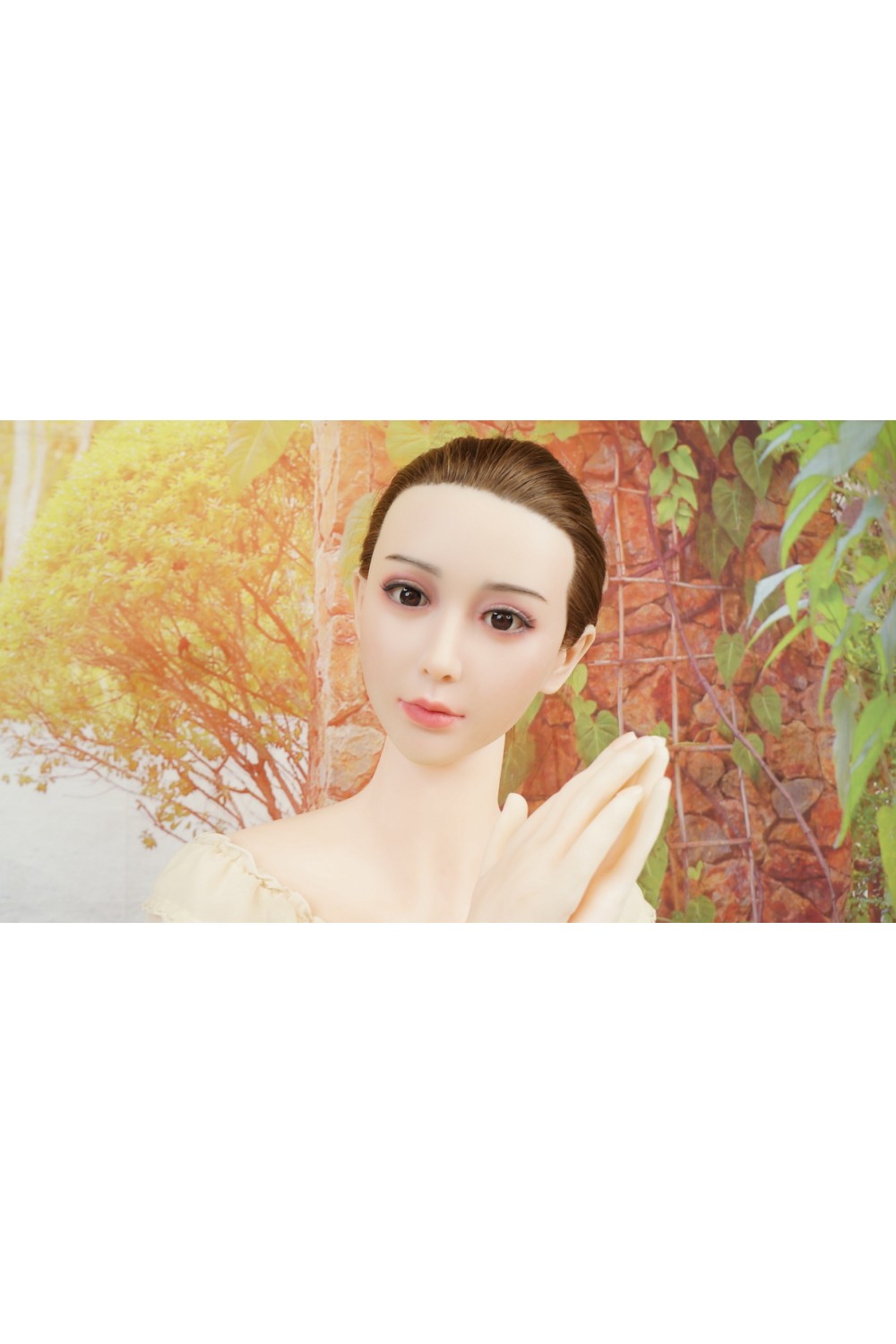【O新古美品 ホール未使用品】Cosdoll #12ヘッド 168cm Gカップ 髪の毛の植毛OP 中空胸 自立加工OP EVO骨格 肌色 ナチュラル