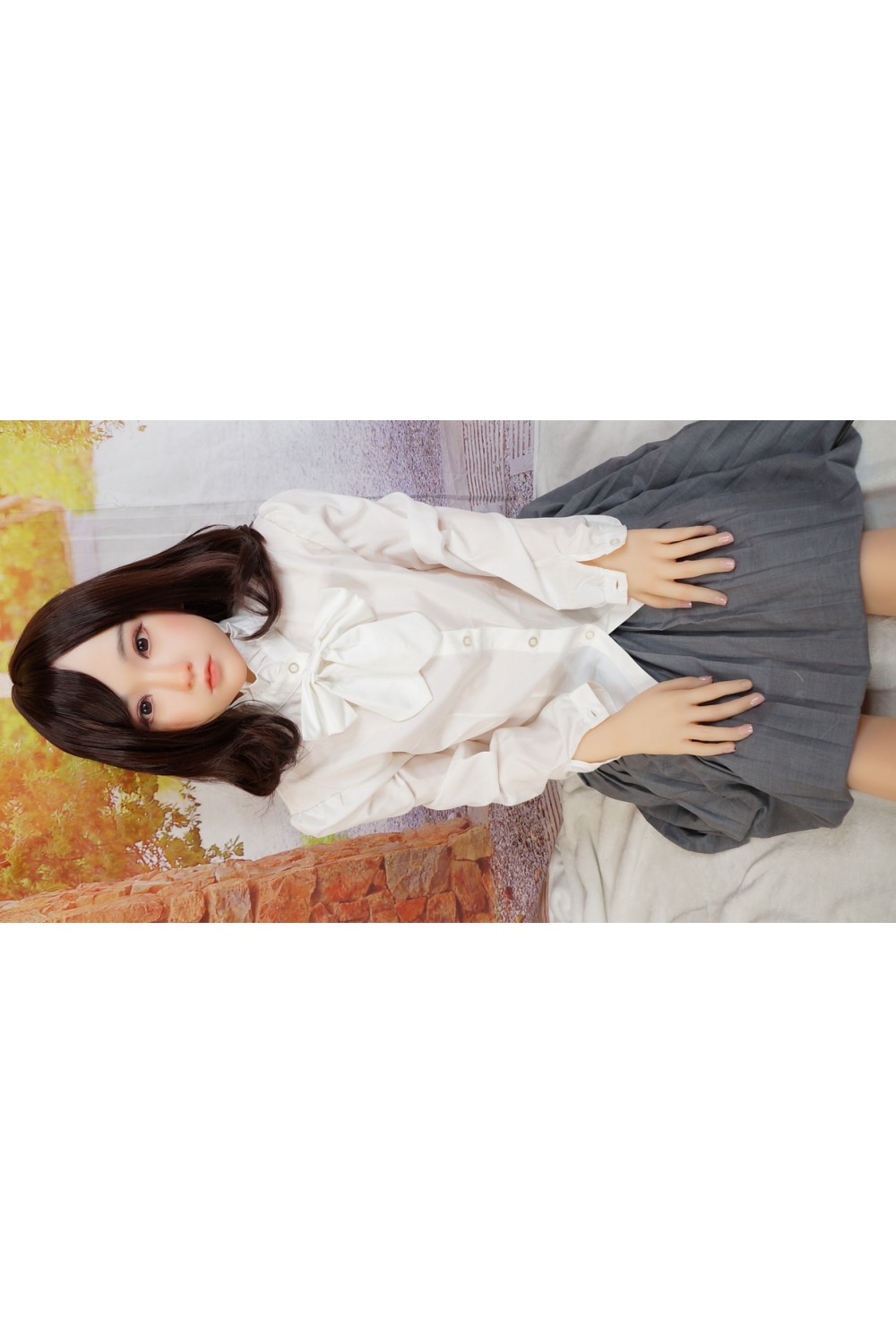 My Loli Waifu #陽葵Haruki 硬性シリコンヘッドOP 138cm AAカップ 職人メイクOP 植毛仕様 視線移動 新骨格 肌色 ナチュラル