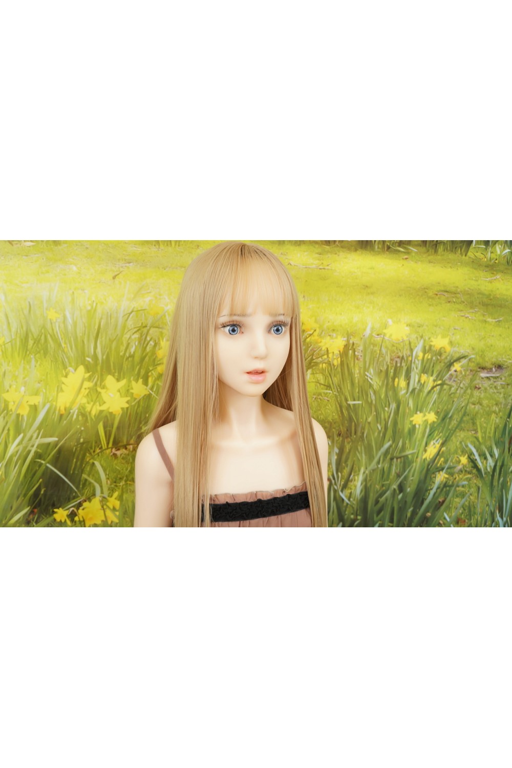 【中古】EXDOLL（アルテトキオ）#Annaアナ ヘッド145cm（小胸）ネイル（付け爪）OP 指ワイヤー加工OP 視点移動OP 骨格：グリップタイプ 肌色 クリーム