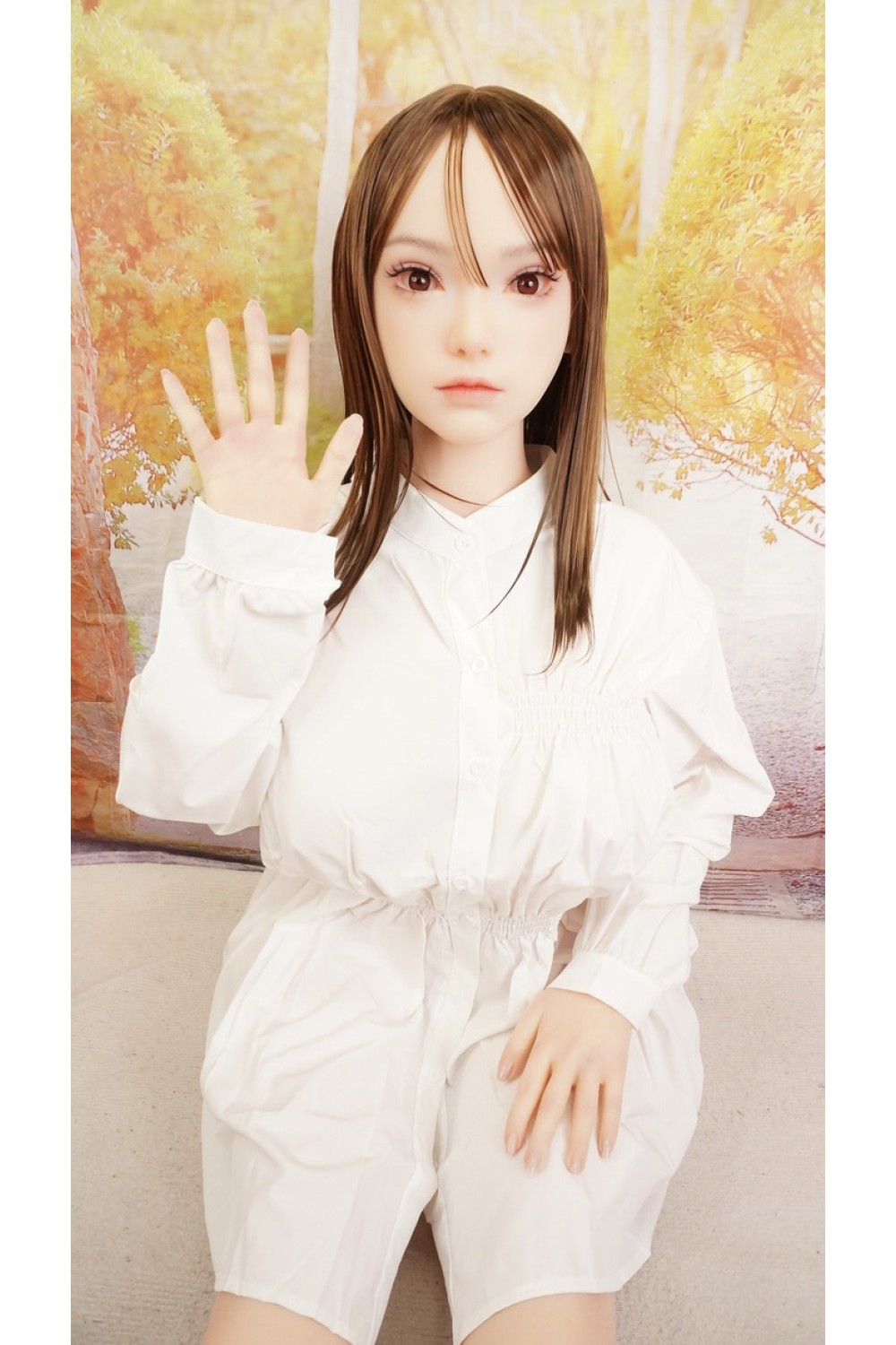 【中古】【初心者応援パック 中古超美品】Sino Doll #S49 凛紅ヘッド 蝋人形メイクOP 159cm Iカップ ボディ超リアルメイクOP 波打つお尻OP 温度加工OP 極限ソフト（Soft-max）最新作【戦闘機シリーズ】【オプション多数】