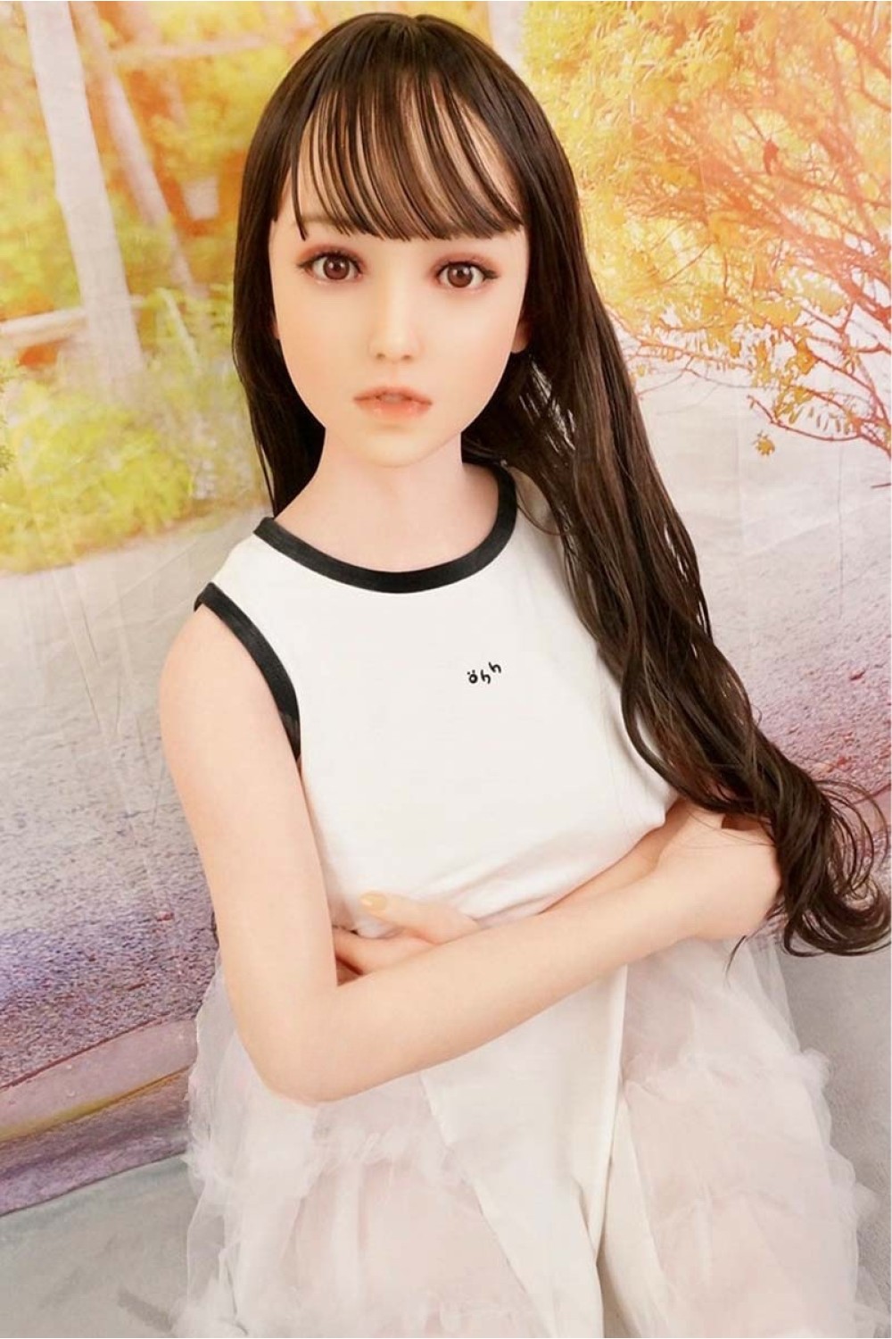 【中古】【初心者応援パック 中古美品】RZR Doll #Ailinnaちゃん軟性シリコンヘッド No.9 148cm Cカップ リアルメイク付き お尻の柔らか仕上げあり ボルト露出無し自立【フルシリコン製】