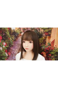 【初心者応援パック 美品】Real Girl (A工場製) #R45 硬質シリコンヘッド 148cm Cカップ 衣装付属 ゼリー胸 眉毛と睫毛の植毛 視点移動 指関節OP 自立加工OP EVO新骨格 肌色 ナチュラル