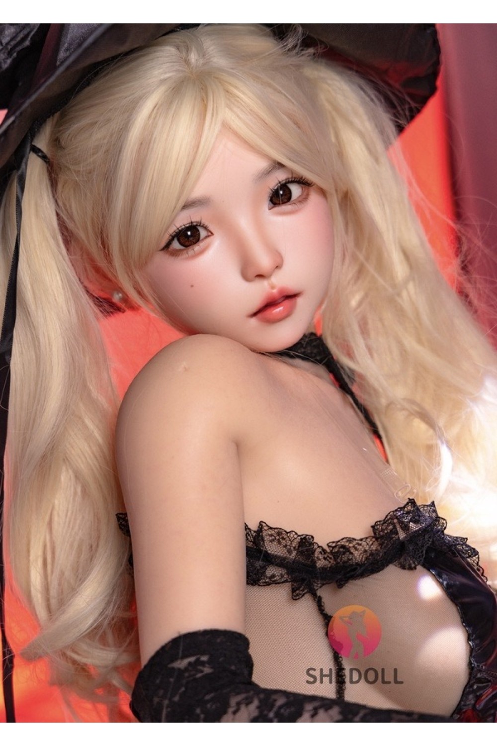 【新品】SHEDOLL 148cm Dカップ 洛小乙(Luoxiaoyi)ヘッド ハロウィーン 掲載画像はシリコン材質ボディ ラブドール ボディー材質など選択可能 カスタマイズ可能 SHE 0076